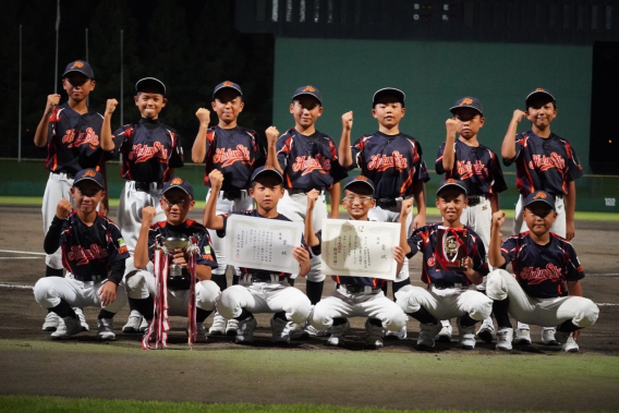 会長杯争奪ナイター優勝‼️