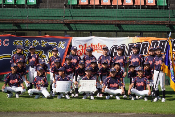 砺波市秋季学童野球大会優勝‼️